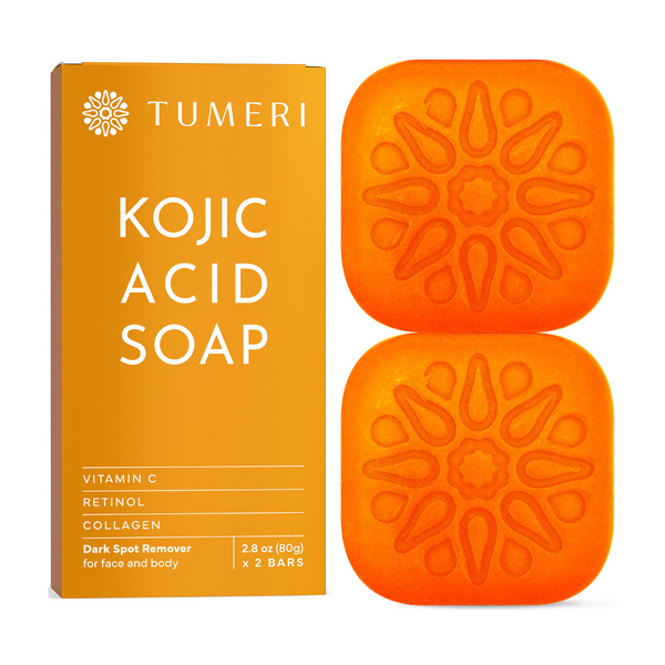 TUMERI Kojic Acid Turmeric Soap for face and body