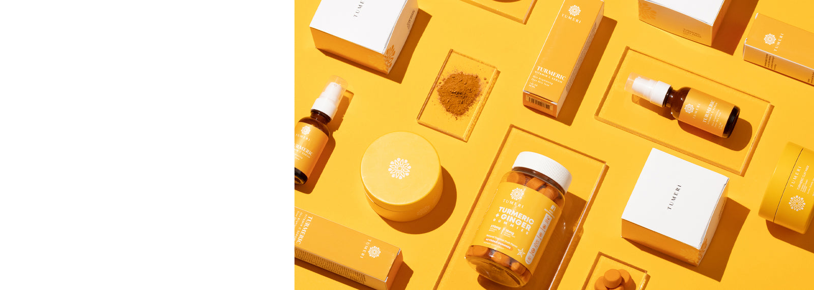 products lying on the table