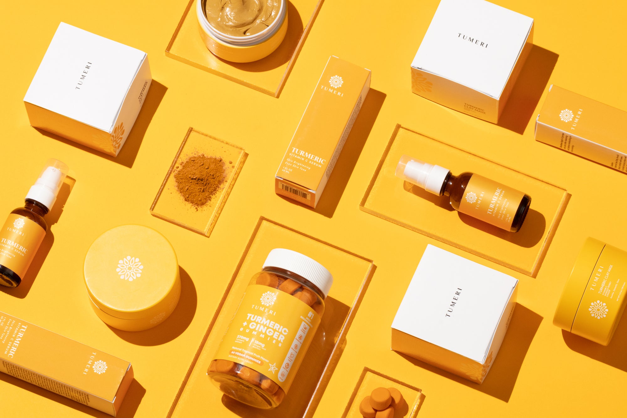products lying on the table